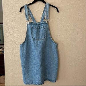 Forever 21 Blue Denim Overall dress